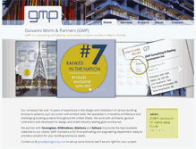 Tablet Screenshot of gmpglazing.com